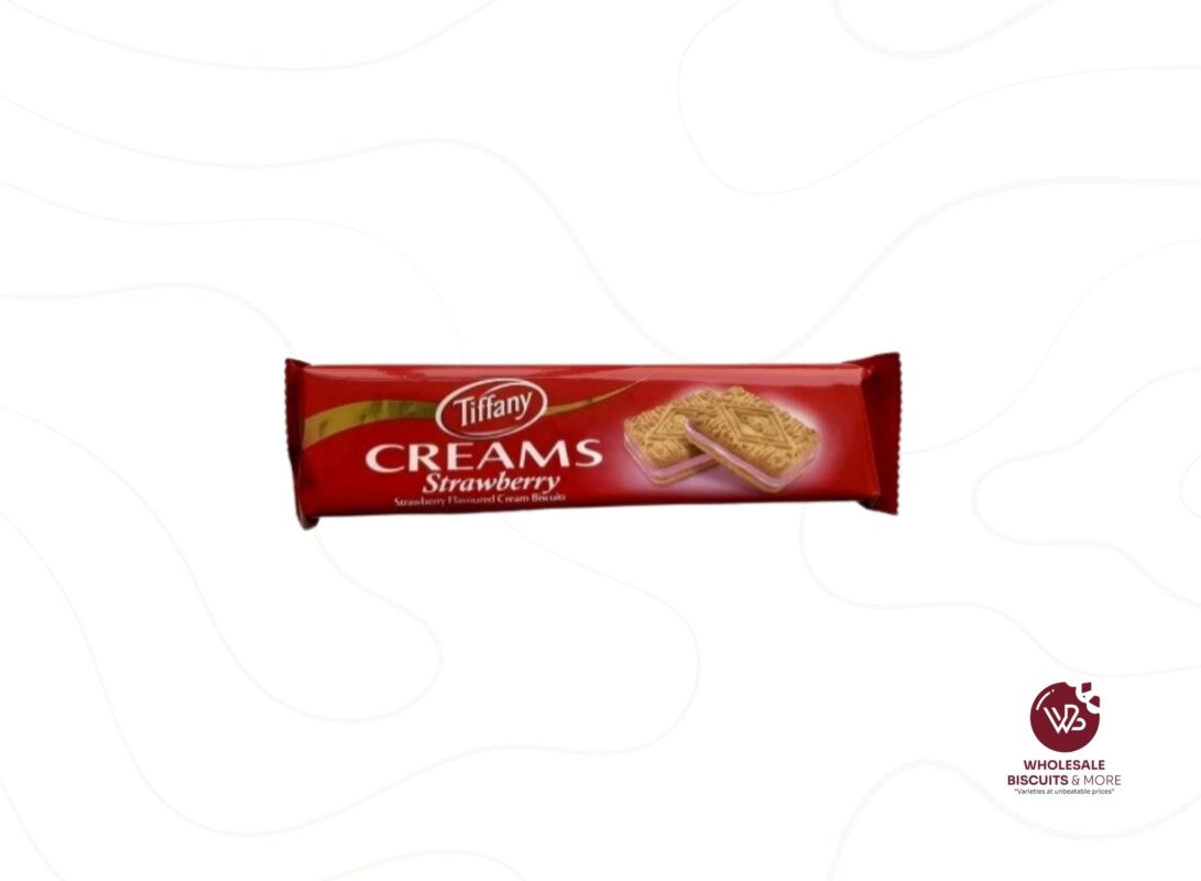 Tiffany Creams Strawberry 80g x 24